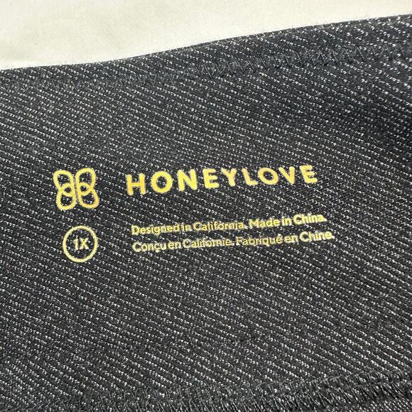 Honeylove Pants Womens 1X Charcoal EverReady Smoothing Sculpt Pull On Skinny - Picture 4 of 13